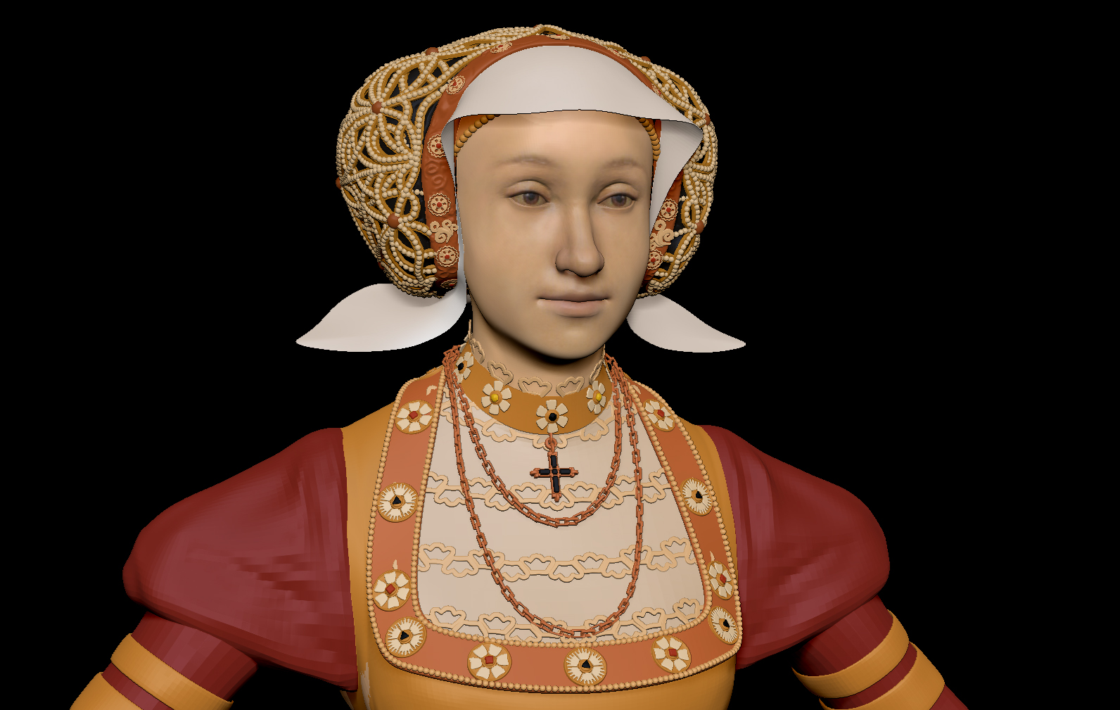 Anne of Cleves 3D Model