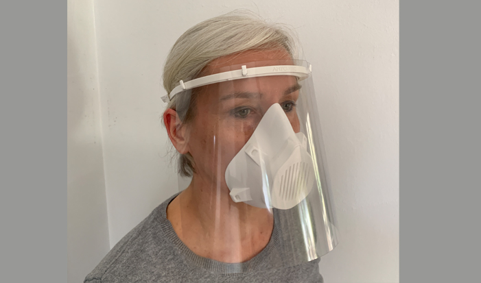 Atemschutzmaske-faceshield