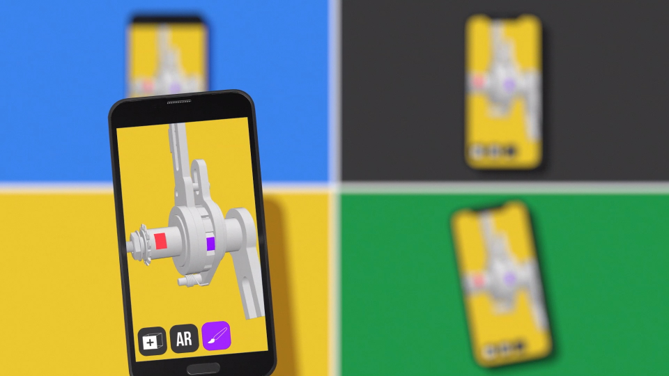 Videokonferenz mit 3D-Objekten in der 3D-Chat-App