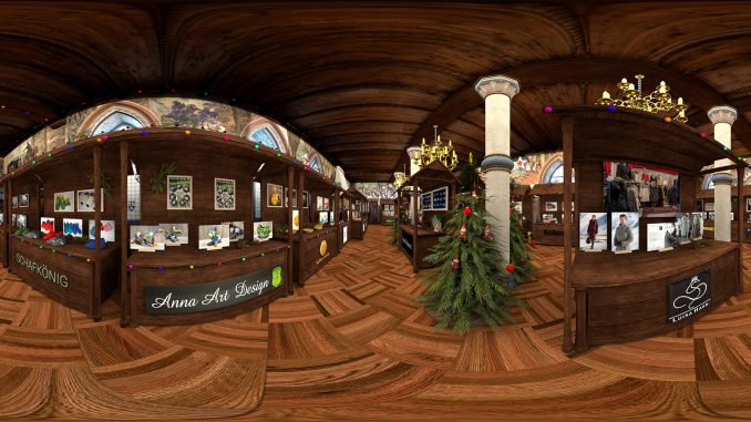 Schloss Burg virtueller Weihnachtsmarkt