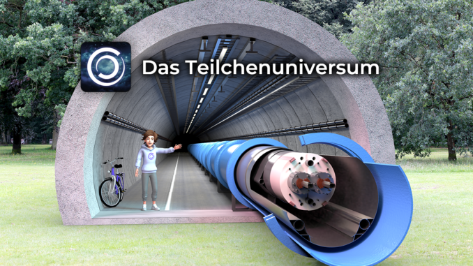 Wissenschaftlerin Kim im Teilchenuniverse – AR Guide