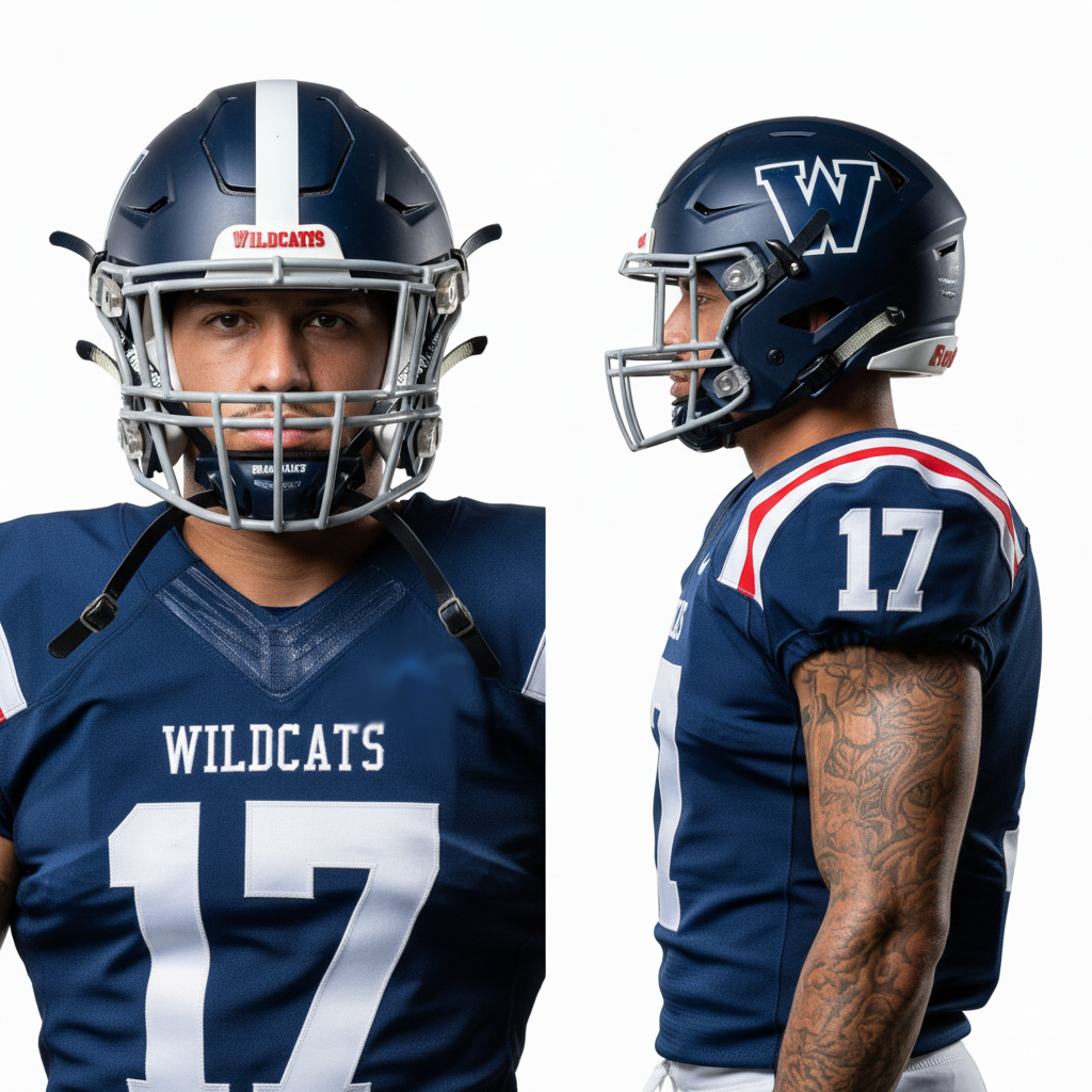 Close-up Football Star Avatar – Nutzung in Social Media und 3D